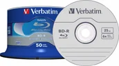 Nośniki danych - Verbatim Bd-r Blu-ray 25GB DataLife 6x 50szt Hard - miniaturka - grafika 1