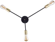 Lampy ścienne - Nowodvorski Kinkiet LAMPA ścienna MILL 9136 metalowa OPRAWA industrialny pająk spider wysięgniki czarna 9136 - miniaturka - grafika 1