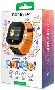 Forever Find Me KW-200 pomarańczowy - Smartwatch - miniaturka - grafika 2