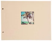 Albumy fotograficzne - goldbuch Goldbuch Bella Vista, 39 x 31 cm, 40 stron z przekładkami pergaminowymi, możliwość rozszerzenia, linka, kolor szary, 28, 39 x 31 cm - miniaturka - grafika 1