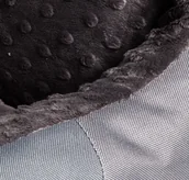 Legowiska dla psów - Bimbay Pokrowiec do kanapy Minky r.2 - 80x65cm szary-grafit - miniaturka - grafika 1