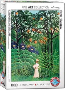 Eurographics Puzzle 1000 Kobieta w egzotycznym lesie, Henri Rousseau 6000-5608 - Puzzle - miniaturka - grafika 2