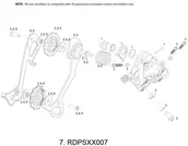 Części rowerowe - Sram MTB klatka Pin na tylna przerzutka ,11.7515.044.010 RDPSXX007 - miniaturka - grafika 1