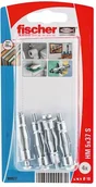 Kołki - Fischer Kołki stalowe do płyt kartonowo-gipsowych HM 5 x 37 mm 4 szt. 90927 - miniaturka - grafika 1