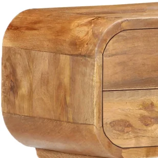 vidaXL Szafka nocna, 43x30x58 cm, lite drewno mango - Szafki nocne - miniaturka - grafika 4