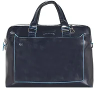 Torby na laptopy - Piquadro Blue Square III Torba biznesowa, skórzana 40 cm z przegrodą na laptopa nachtblau CA3335B2-BLU2 - miniaturka - grafika 1