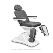 Fotele kosmetyczne - Kazaro Fotel podologiczny MEDICO II PLUS grafit - miniaturka - grafika 1
