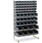 Regały biurowe - AJ Jednostronny regał z pojemnikami 25853 - miniaturka - grafika 1