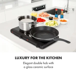 Płyta elektryczna Klarstein CP10-CookBuddy-BK - Płyty elektryczne - miniaturka - grafika 2