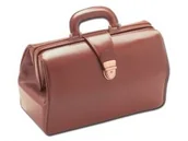 Urządzenia medyczne - GIMA TORBA LEKARSKA TEXAS Torba lekarska ze skóry naturalnej - miniaturka - grafika 1