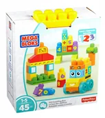 Klocki - Fisher Price Klocki Mega Bloks Autobus 1-2-3 887961436273 - miniaturka - grafika 1