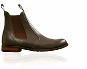 Buty do jazdy konnej - BR Fo krzysiek SZTYBLETY model 101 Ciemny brąz - FO KRZYSIEK - miniaturka - grafika 1