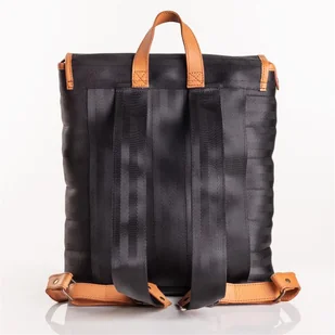 Beltimore Plecak uniwersalny duży skórzany wykonany z recyklingowych materiałów Beltimore R28 - Plecaki - miniaturka - grafika 5