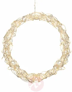 Best Season Dekoracyjny wieniec LED Curly 50 cm - Oświetlenie świąteczne - miniaturka - grafika 2