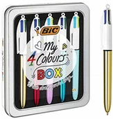 Długopisy - BIC 967279 my 4 Colours Box zestaw 5 długopisów 967279 - miniaturka - grafika 1