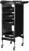 Meble fryzjerskie - GABBIANO ACTIVESHOP POMOCNIK FRYZJERSKI FX11-2 BLACK AS_125868 - miniaturka - grafika 1