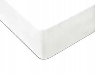 Darymex Prześcieradło z Jersey białe 60x120 cm 5907761001848 - Prześcieradła - miniaturka - grafika 2