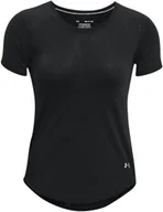 Koszulki sportowe damskie - Under Armour Streaker Short Sleeve Shirt Women, black-black L 2021 Koszulki do biegania krótki rękaw 1361371-001-LG - miniaturka - grafika 1
