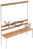 Meble do szkół i przedszkoli - Malow Ławka szatniowa z wieszakami ŁSZ 1 - miniaturka - grafika 1