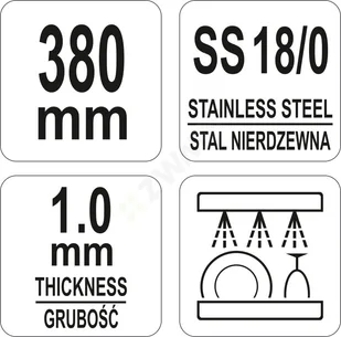 Yato SZPATUŁA 250MM YG-02410 - Wózki na żywność - miniaturka - grafika 3