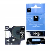 Papier do drukarek - Dymo Taśma Do 43621 6mm 7m Czarna / Biały Nadruk - miniaturka - grafika 1