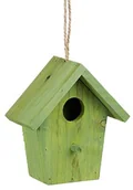 Klatki i wyposażenie dla ptaków - Relaxdays dekoracyjna domek dla ptaków różne kolory, z drewna, mały domek dla ptaków, wiosna przedmiot dekoracyjny do zawieszenia, HBT: ok. 16 x 15 x 11 cm, 16 x 15 x 11 cm, zielony 10020732_53 - miniaturka - grafika 1