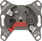 Kable - Axing BSD 21  10 Hiperszerokopasmowe gniazdko gniazdo przelotowe z 10 DB tłumienie przyłącza 7611682002416 - miniaturka - grafika 1