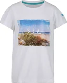 Odzież trekkingowa dziecięca - Regatta Regatta Bosley III Koszulka Dzieci, white sea breeze 9-10Y | 140 2021 Koszulki z krótkim rękawem RKT106   G66C09 - miniaturka - grafika 1