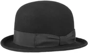 Czapki dla dzieci - Kapelusz Dziecięcy Melonik z Filcu by Lipodo, czarny, 53 cm - miniaturka - grafika 1