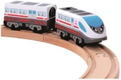 Pociągi dla dzieci - Bino Bino Lokomotywa Express na baterie 82057 - miniaturka - grafika 1