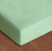 Prześcieradła - Darymex Prześcieradło z gumką Frotte seledynowe 210/200x220 cm 5907761012929 - miniaturka - grafika 1