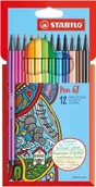 Kredki, ołówki, pastele i pisaki - STABILO Stabilo Pen 68  klasy premium flamastrów, wielokolorowa 1 opakowanie 6812-7 - miniaturka - grafika 1