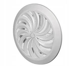 Parkanex Wentylacyjna Okrągła Zamykana Fi 100 Biała - Kratki wentylacyjne - miniaturka - grafika 2