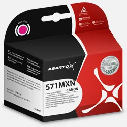 Asarto Tusz AS-C571MXN magenta zamiennik Canon CLI-571M XL AS-C571MXN - Tusze zamienniki - miniaturka - grafika 2