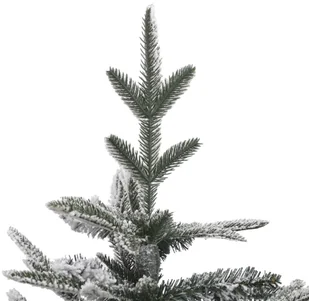 vidaXL Lumarko Sztuczna choinka pokryta śniegiem, zielona, 210 cm, PVC i PE! 328495 - Choinki - miniaturka - grafika 4