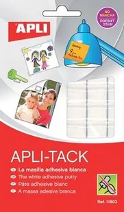 APLI Masa mocująca -Tack, podzielona, 75g, biała AP11803 - Kleje biurowe - miniaturka - grafika 2