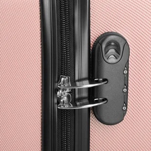 tectake Zestaw walizek Pucci 4 częściowy - różowy złoty 403409 - Walizki - miniaturka - grafika 4