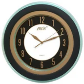 Zegary - Atrix Zegar ścienny czarno-zloty DLB885 - miniaturka - grafika 1