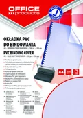 Akcesoria do laminatorów - OFFICE PRODUCTS OKŁADKI DO BINDOWANIA OFFICE PRODUCTS PVC A4 200MIKR. 100SZT. NIEBIESKIE TRANSPARENTNE zakupy dla domu i biura 20222015-01 - miniaturka - grafika 1