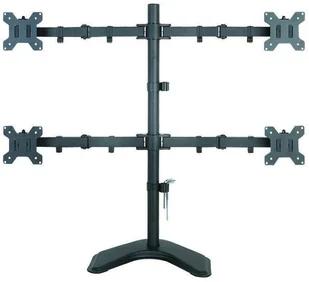 Techly Techly Ramię biurkowe na cztery monitory LED/LCD 13-27cali VESA 4x10kg regulowane AJTEYM000027590 - Uchwyty do monitorów - miniaturka - grafika 2