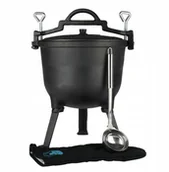 Kociołki - Kociołek Żeliwny 10L Myśliwski Garnek Na Ognisko - miniaturka - grafika 1