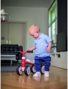 Smoby Rowerek Biegowy Dla dziecka Rookie Ride - On Czerwony 721400 - Jeździki dla dzieci - miniaturka - grafika 3