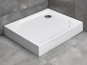 Brodziki prysznicowe - Radaway Delos D 90x75, prawy 4D97514-03R - miniaturka - grafika 1