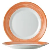 Talerze - Hendi Talerze płytkie deserowe wytrzymałe pomarańczowe Brush śr 195mm 6 szt 49138 1008281 - miniaturka - grafika 1
