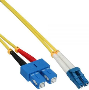 InLine 88656 N LWL Duplex Cable (LC/SC, 9/125 m, OS2, 3 m) 4043718150892 - Kable światłowodowe - miniaturka - grafika 2