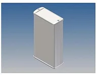 Podzespoły elektroniczne - TEKO OBUDOWA ALUMINIOWA - BIAŁA - 160 x 85.8 x 36.9 mm TK23.7 - miniaturka - grafika 1