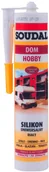 Silikony - Soudal Silikon uniwersalny 280 ml biały - miniaturka - grafika 1