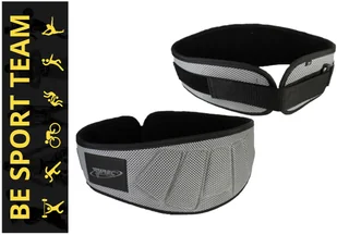 Trec Pas Kulturystyczny Szeroki Materiałowy Szary - Pasy kulturystyczne - miniaturka - grafika 8