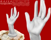 Figurki dekoracyjne - Dłoń alabaster grecki - miniaturka - grafika 1