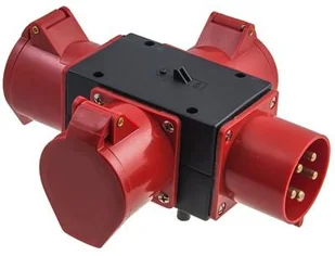 Pawbol Rozgałęźnik siłowy przenośny R-BOX MIN 1 wt 32/5 + 3x gn PAWBOL B.MINI-2 - Rozgałęźniki - miniaturka - grafika 2